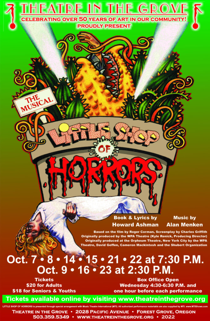 Little Shop of Horrors Cast Announced - Theatre in the Grove